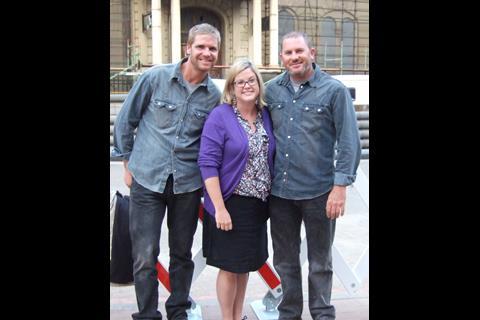 Paul Walker's stand in, Screen's Wendy Mitchell and Walker's stunt double.